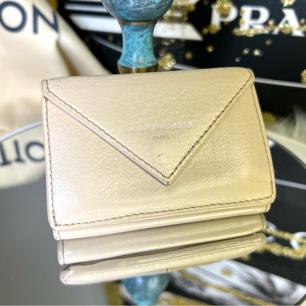 Authentic Balenciaga Tri-Fold Compact Wallet. Excellent Pre-Loved Condition.